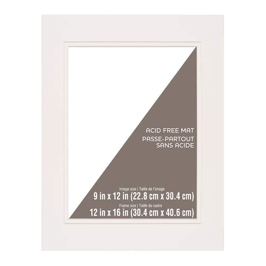 12" x 16" Double Mat By Studio Décor®, 9" x 12" Opening